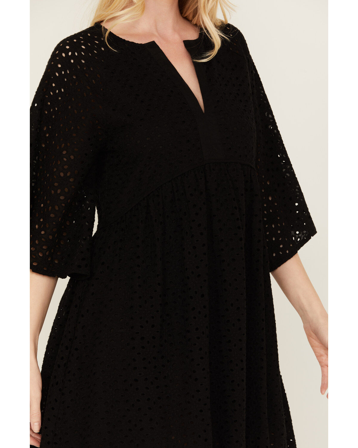 Revel Women's Eyelet Mini Dress