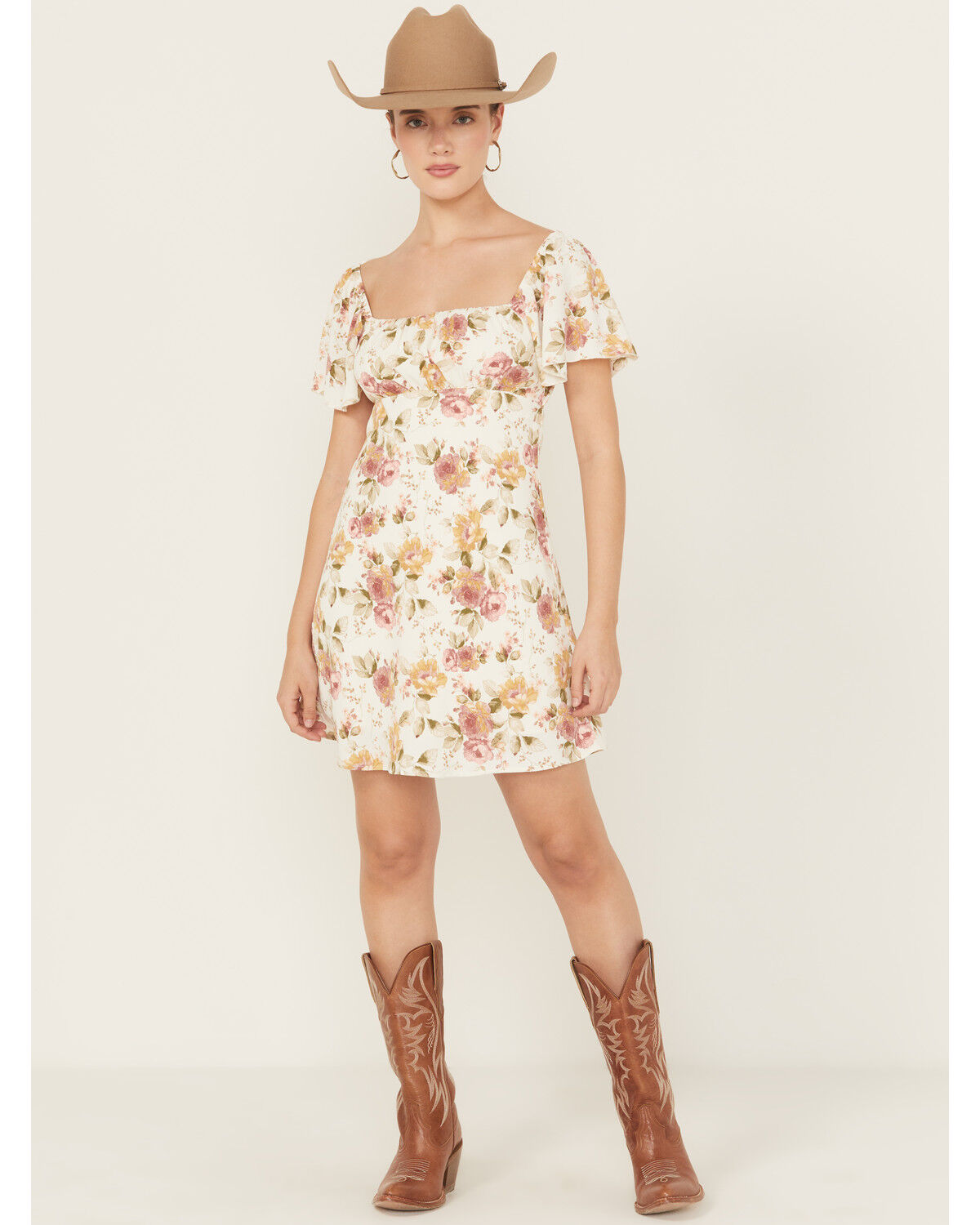 Originality Women's Boot Barn Exclusive Emma Floral Print Mini Dress