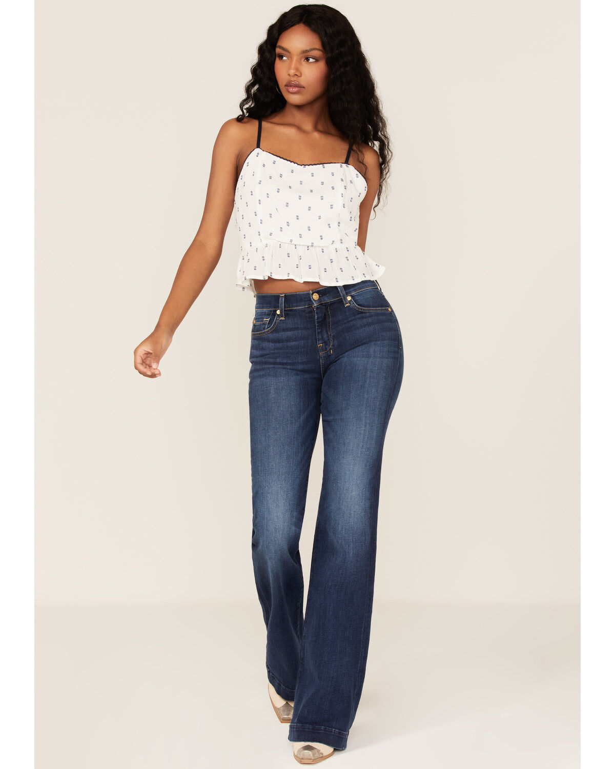 Band of the Free Women's Peplum Legacy Crop Top