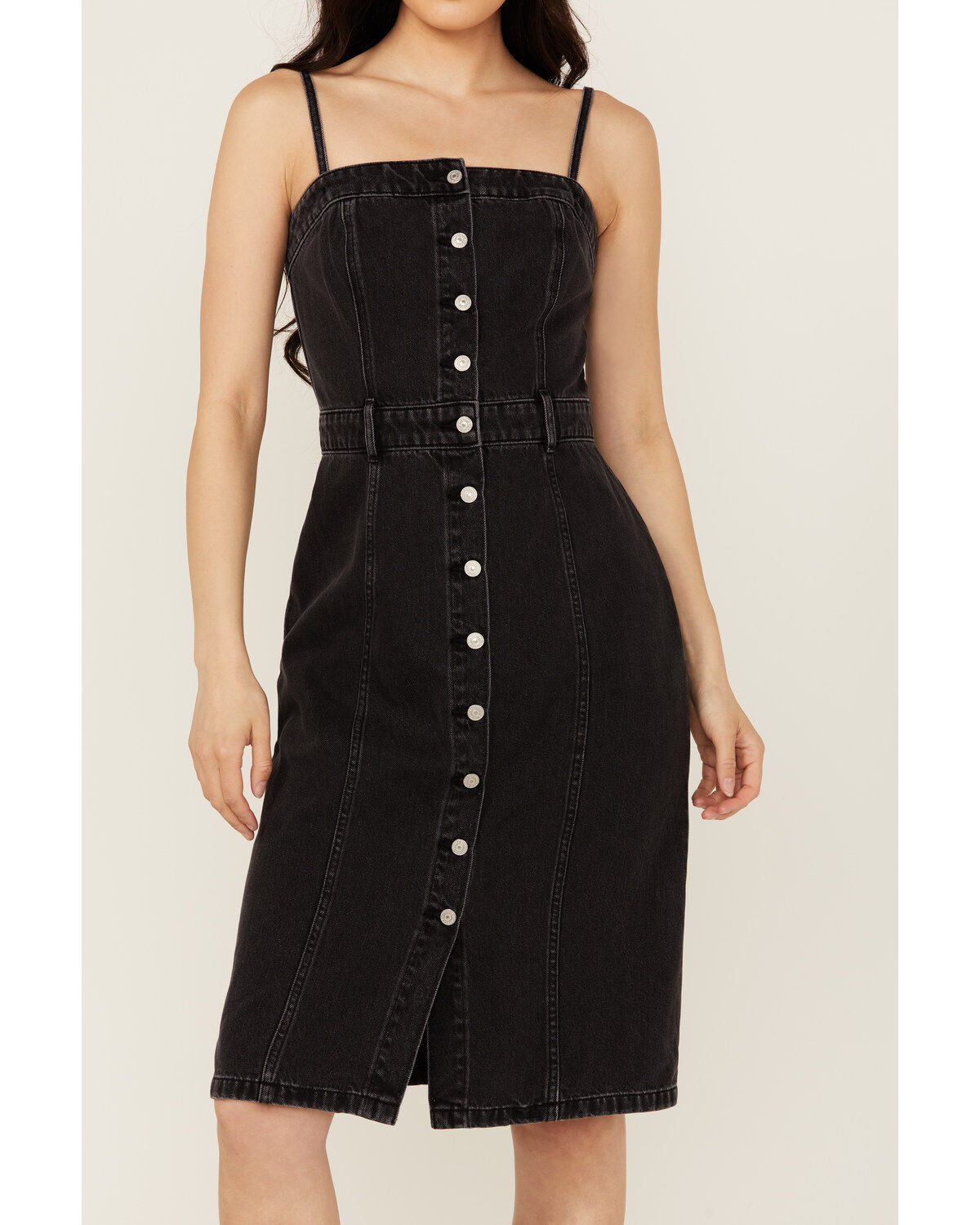 Levi's Women's Denim Bustier Mini Dress