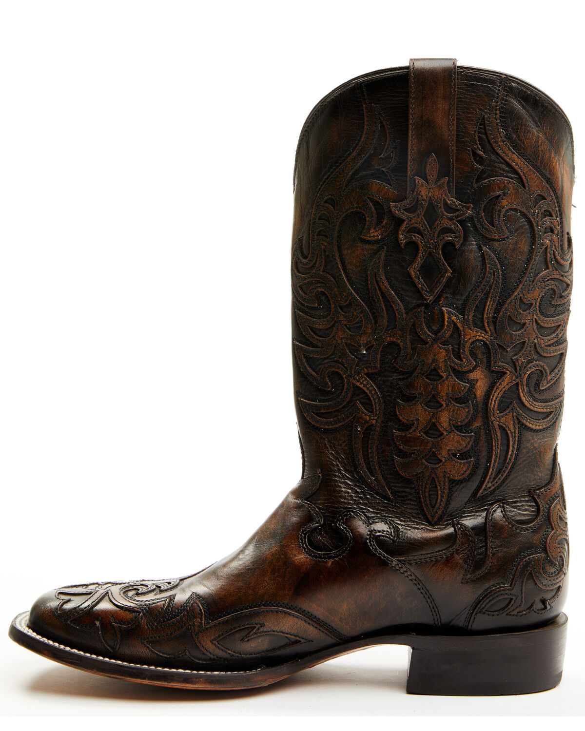 Corral Men's Overlay Embroidered Western Boots - Broad Square Toe