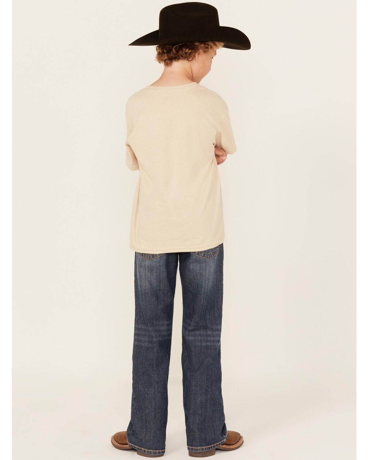 Cody James Boys' Wolfstooth Relaxed Bootcut Stretch Denim Jeans