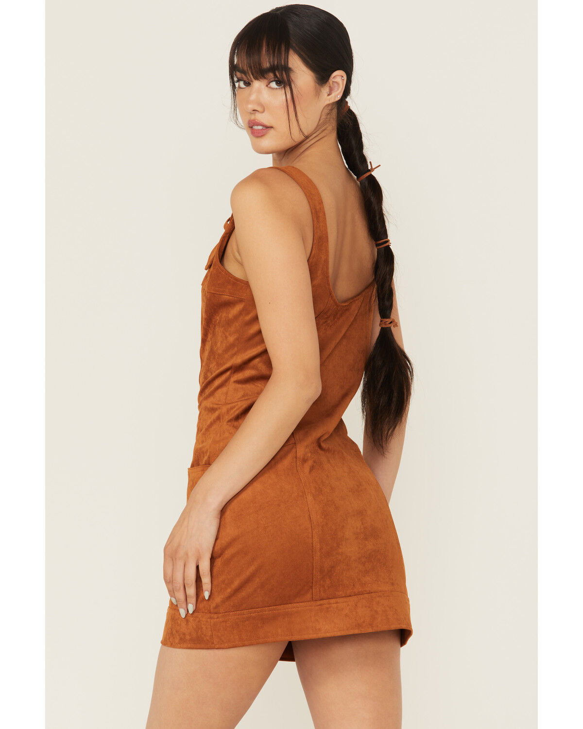 Blue B Women's Buckle Strap Mini Dress