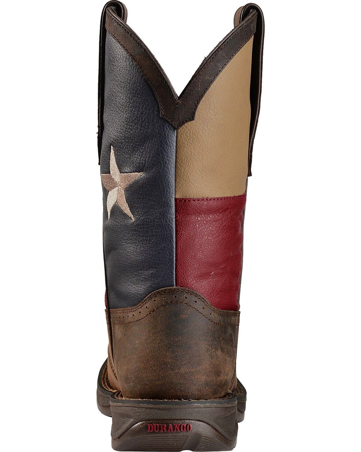 Rebel by Durango Men's Steel Toe Texas Flag Western Boots