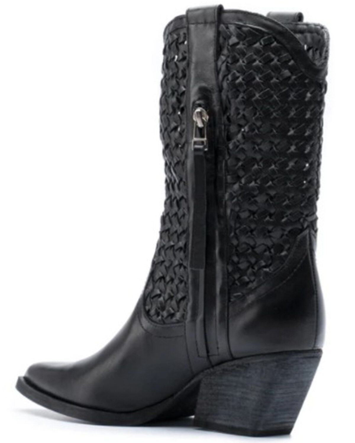 Golo Women's Reverse Woven Shaft Western Fashion Boots - Snip Toe