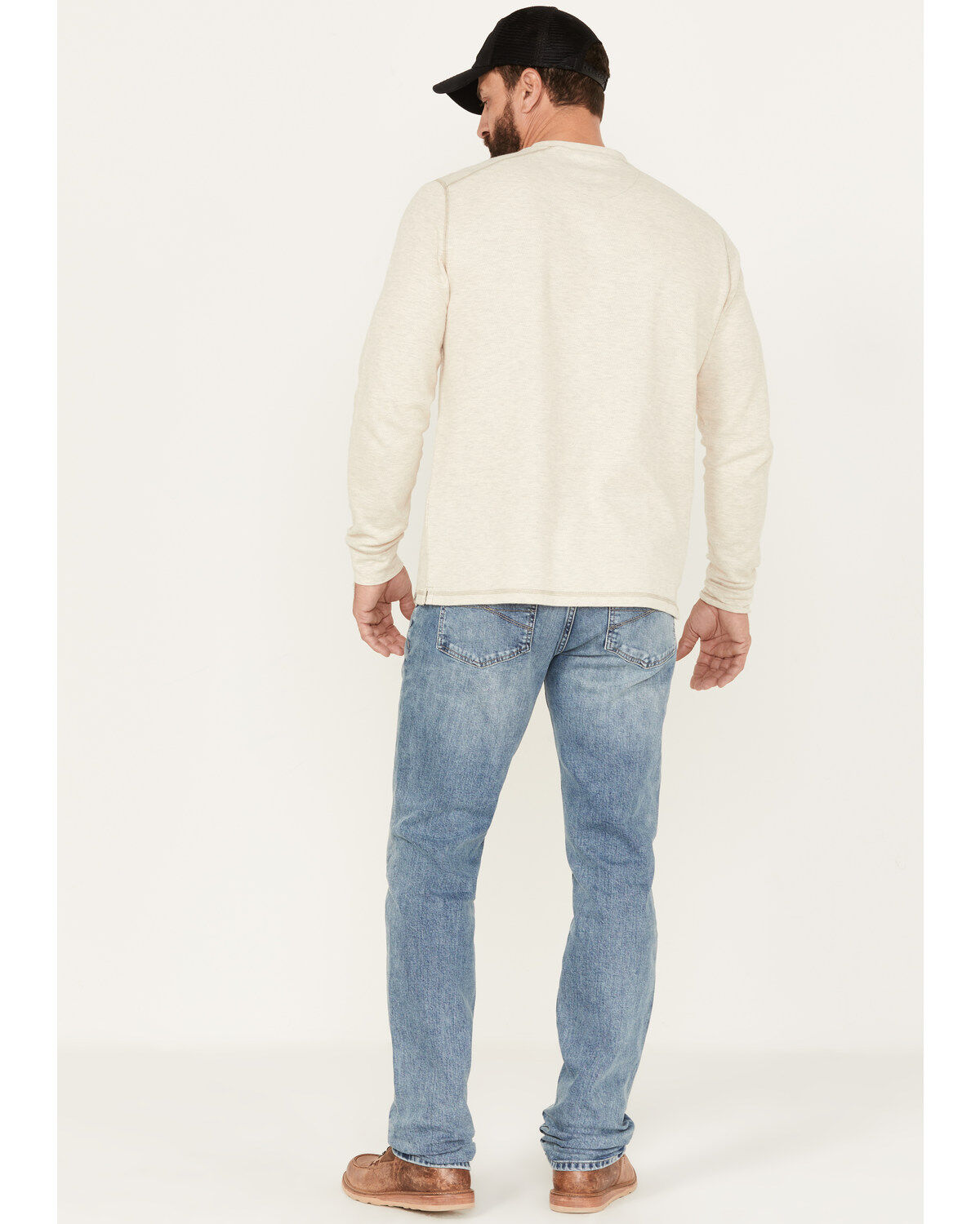 Brothers and Sons Men's Sunset Light/Medium Wash Slim Straight Stretch Denim Jeans