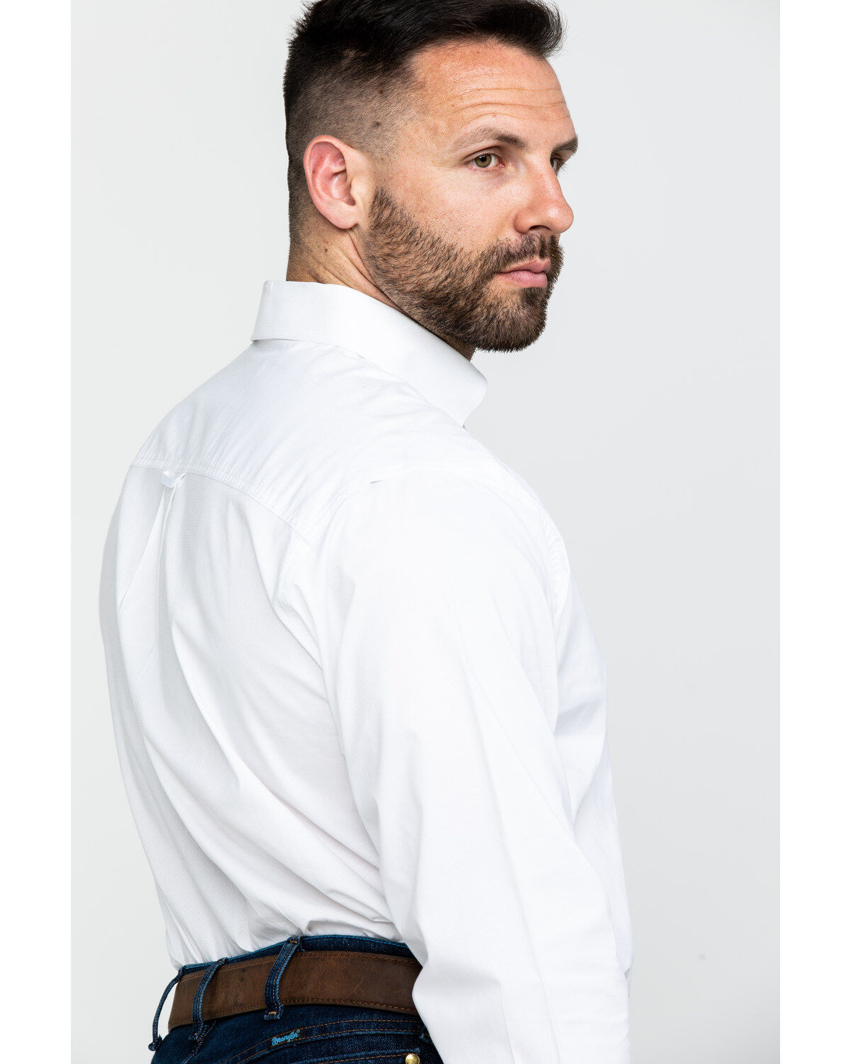 Panhandle Men's Retro Button Down Long Sleeve Western Shirt