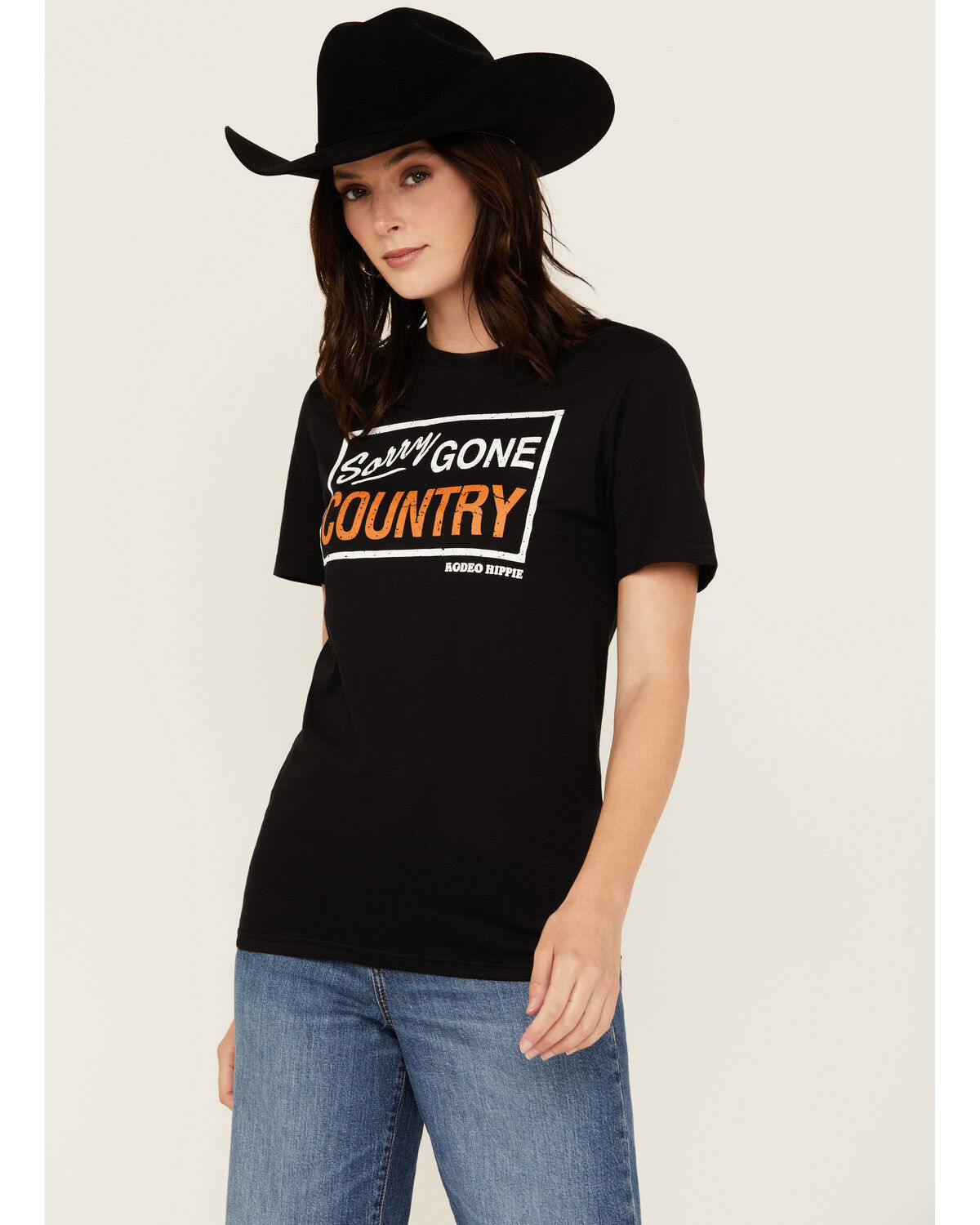 Rodeo Hippie Women's Gone Country Short Sleeve Graphic Tee