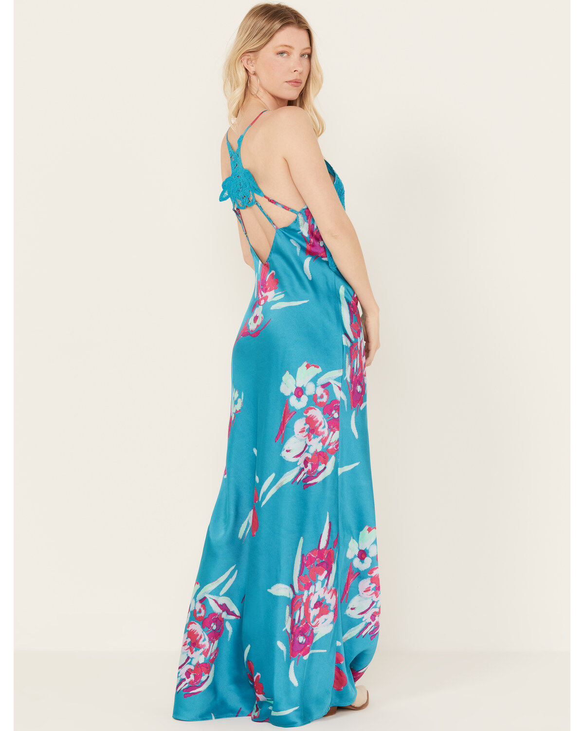 Free People Women's Forever Yours Floral Sleeveless Maxi Dress