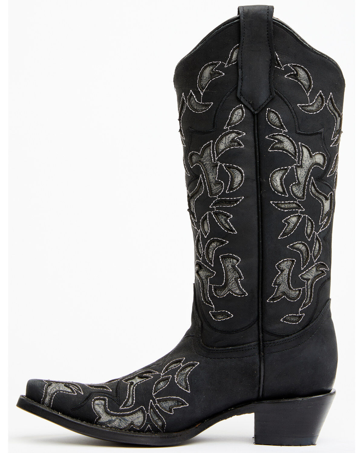 Circle G Women's Inlay Western Boots - Snip Toe