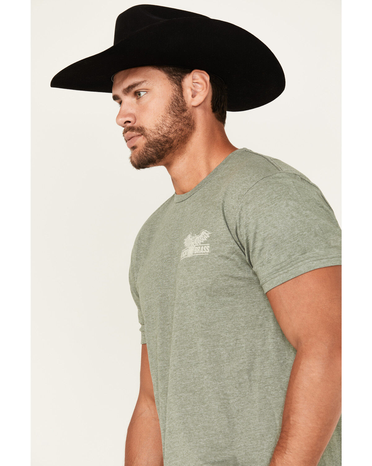 Kick Brass Men's For God and Country Short Sleeve Graphic T-Shirt