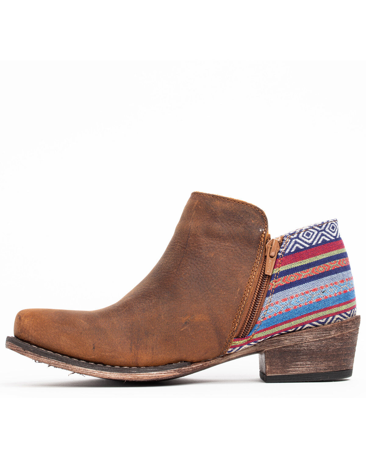 Roper Women's Serape Heel Fashion Booties - Snip Toe