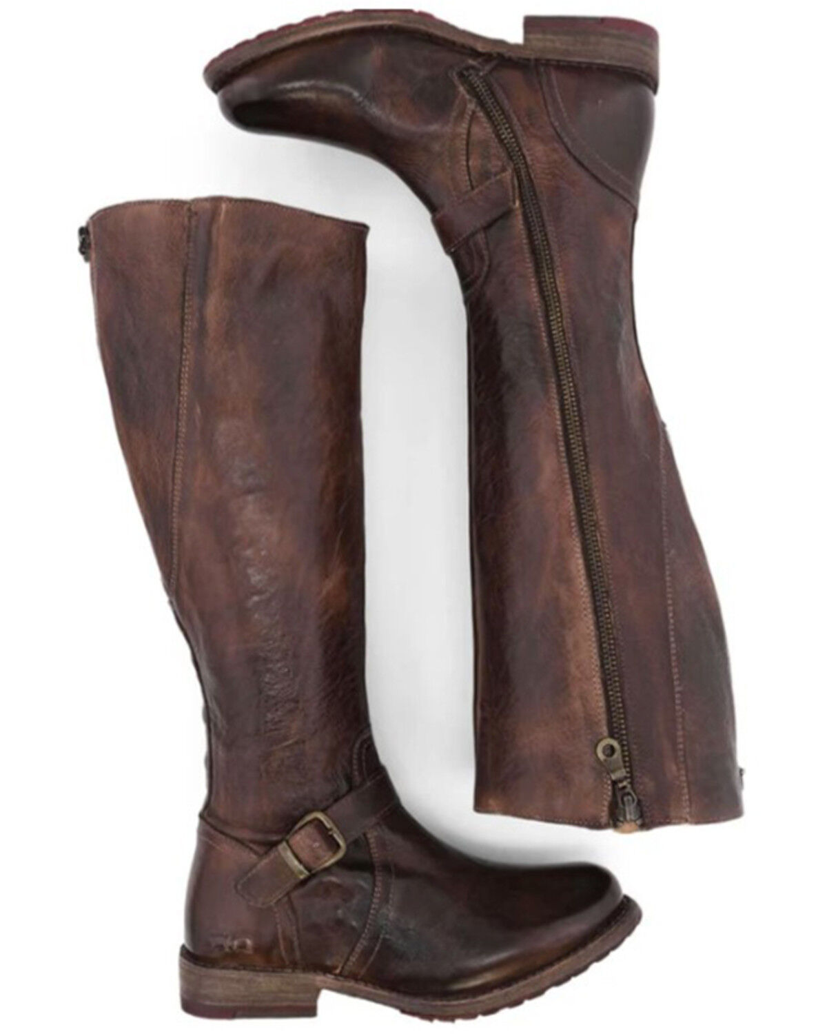 Bed Stu Women's Glaye Wide Calf Tall Fashion Boots - Round Toe