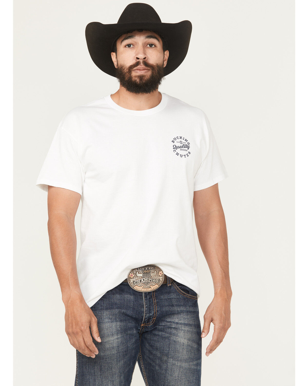 Bucking Chutes Men's Quality Short Sleeve Graphic T-Shirt