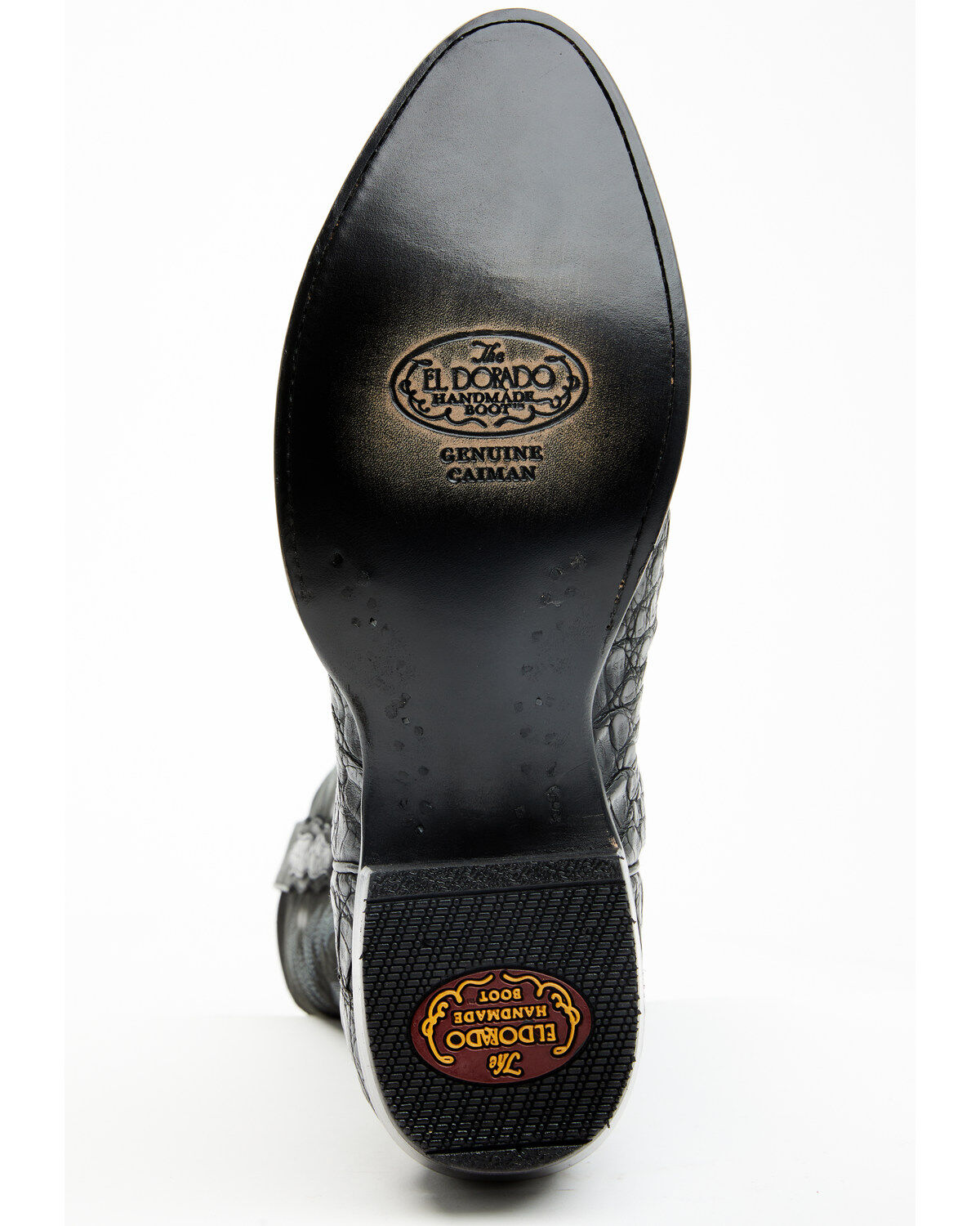 El Dorado Men's Exotic Caiman Western Boots - Round Toe