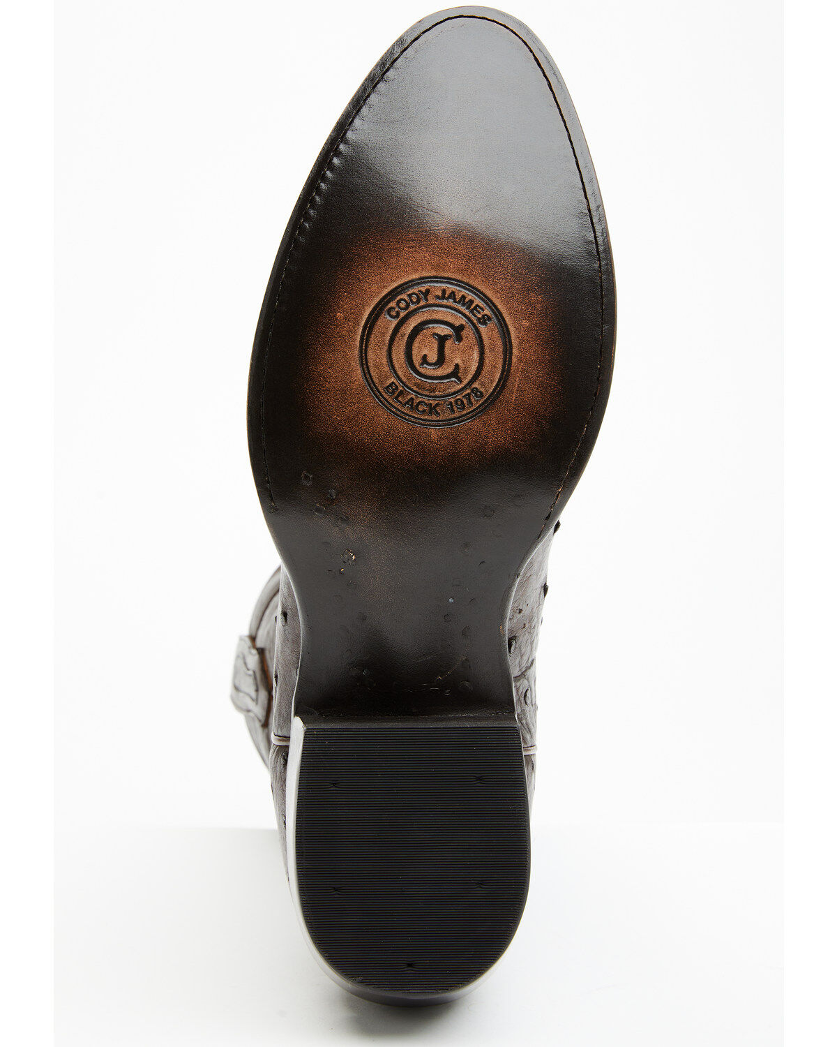 Cody James Black 1978® Men's Chapman Exotic Full-Quill Ostrich Western Boots - Round Toe