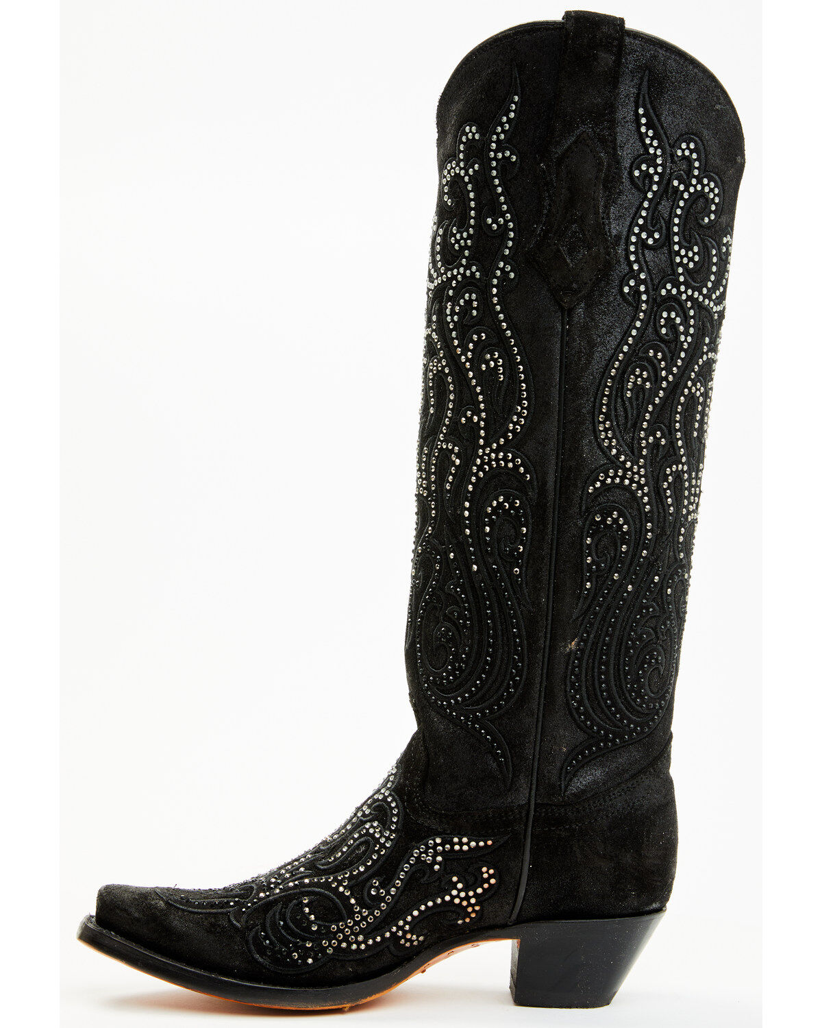 Corral Women's Crystal Embroidered Tall Western Boots - Snip Toe