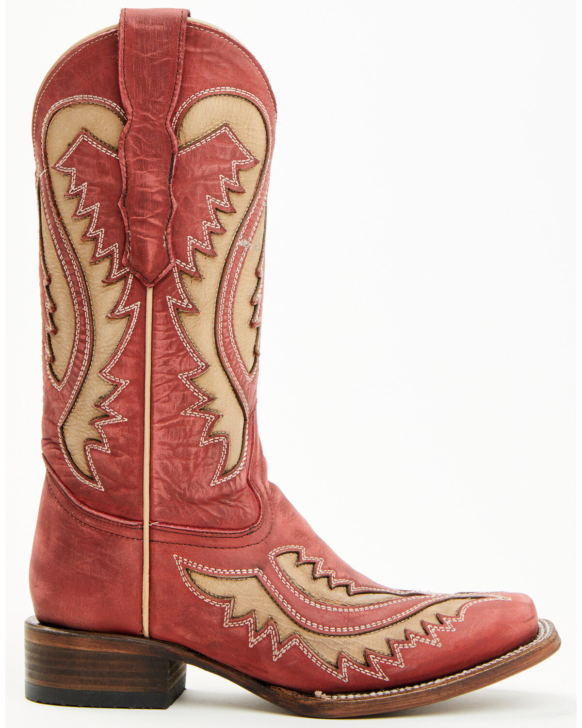 Circle G Women's Inlay Western Boots - Square Toe