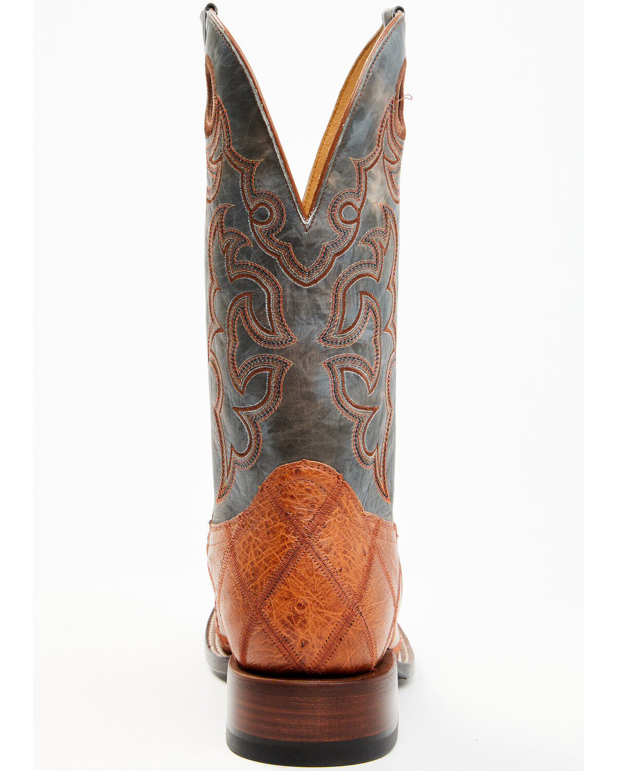 Cody James Men's Exotic Ostrich Western Boots - Broad Square Toe