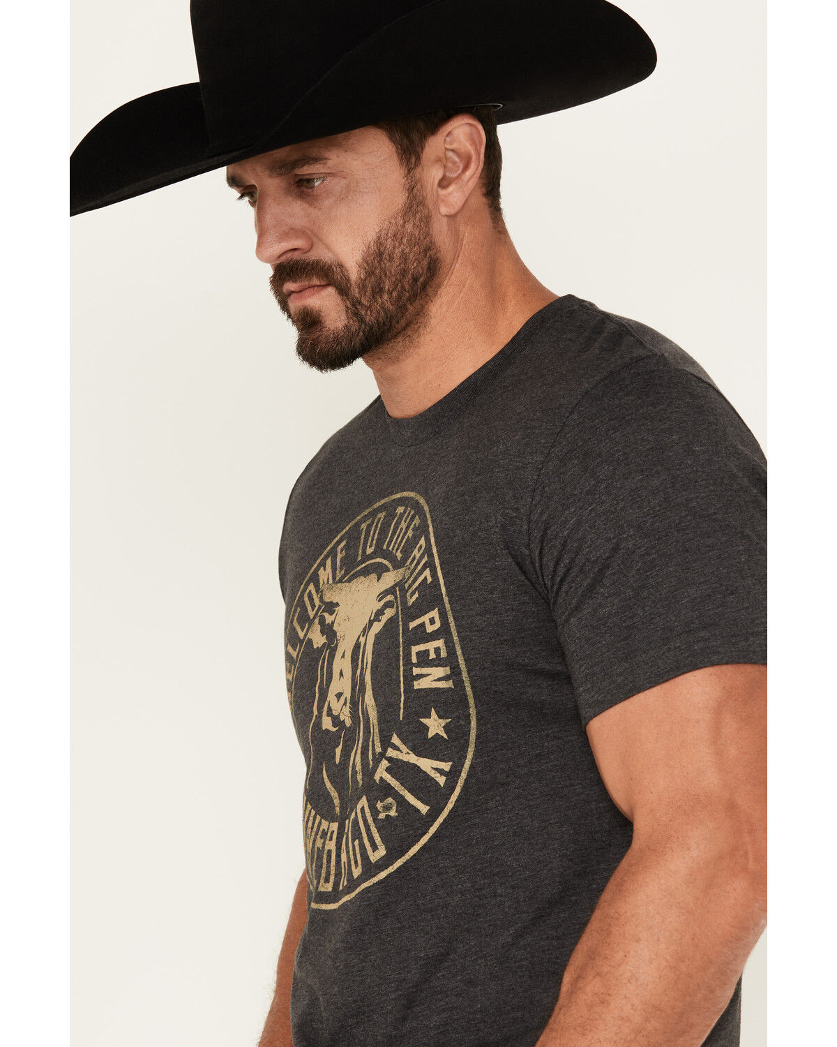 Rodeo Time Men's Welcome To The Big Pen Short Sleeve Graphic T-Shirt