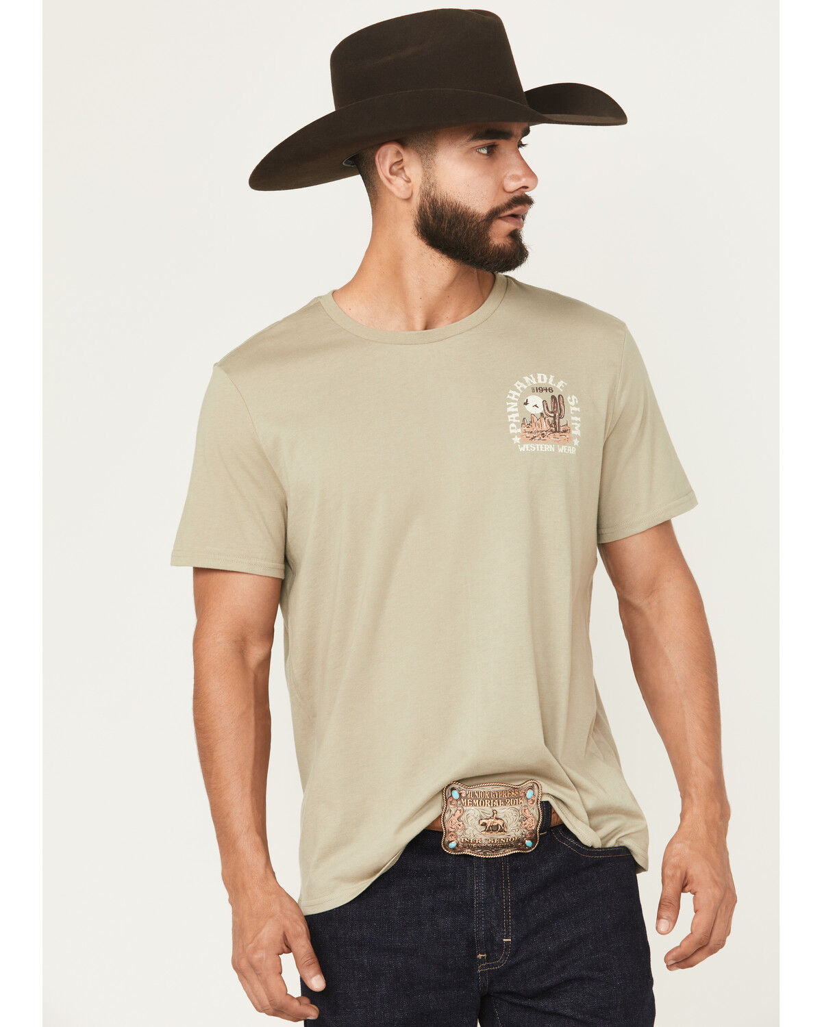 Panhandle Slim Men's Desert Short Sleeve Graphic T-Shirt