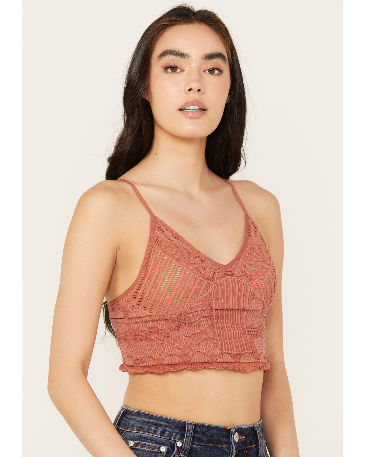 Fornia Women's Floral Lace Bralette