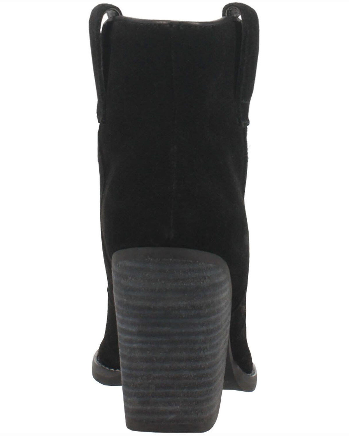 Dingo Women's Black Flannie Fashion Booties - Round Toe