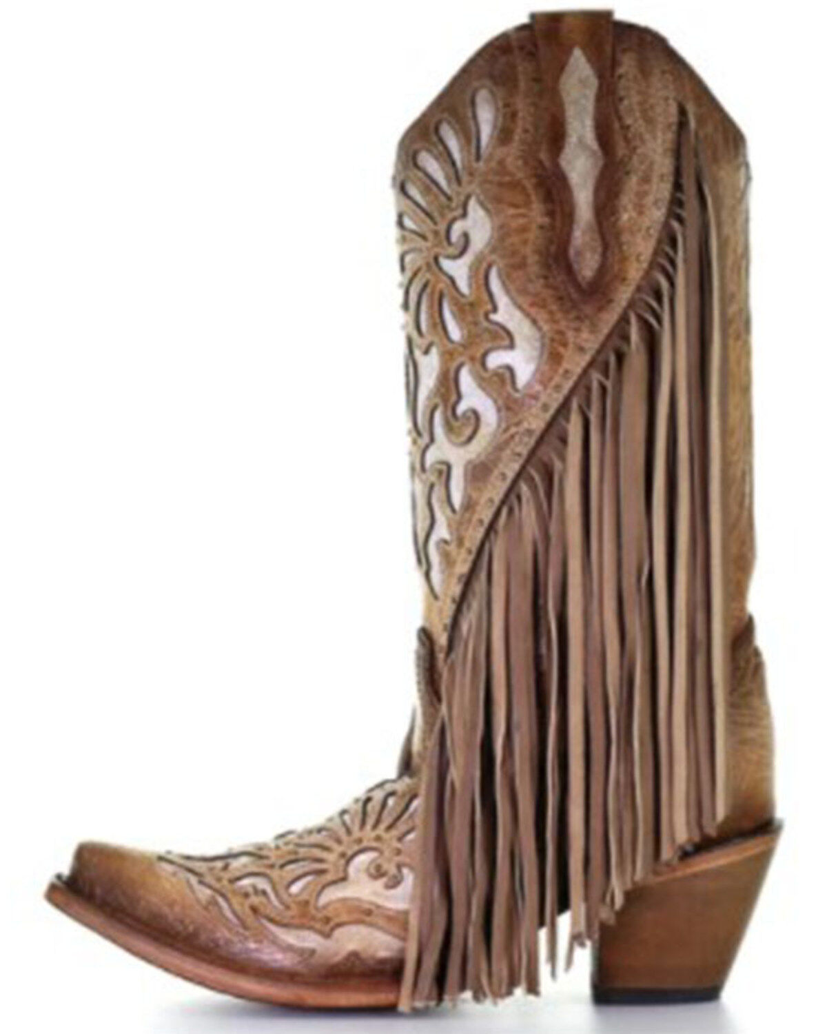 Corral Women's Embroidery & Studs Western Boots - Snip Toe