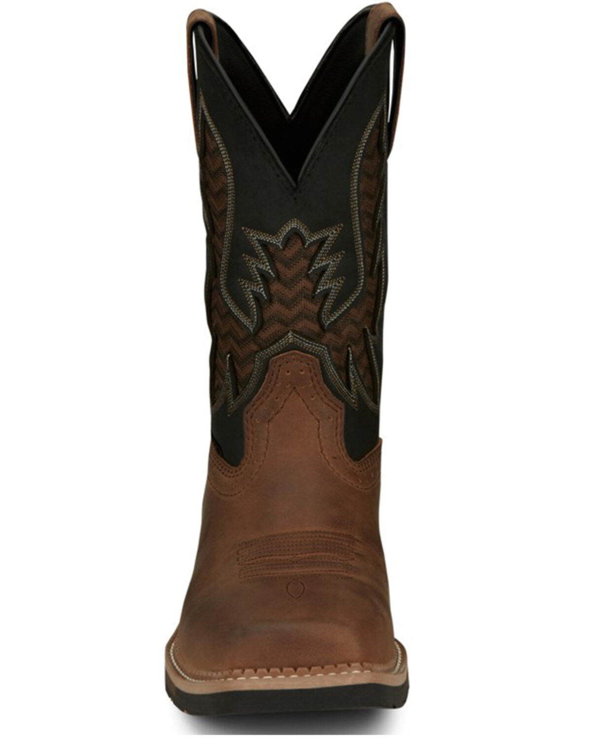 Justin Men's Stampede Bolt Pull On Western Work Boots - Nano Composite Toe
