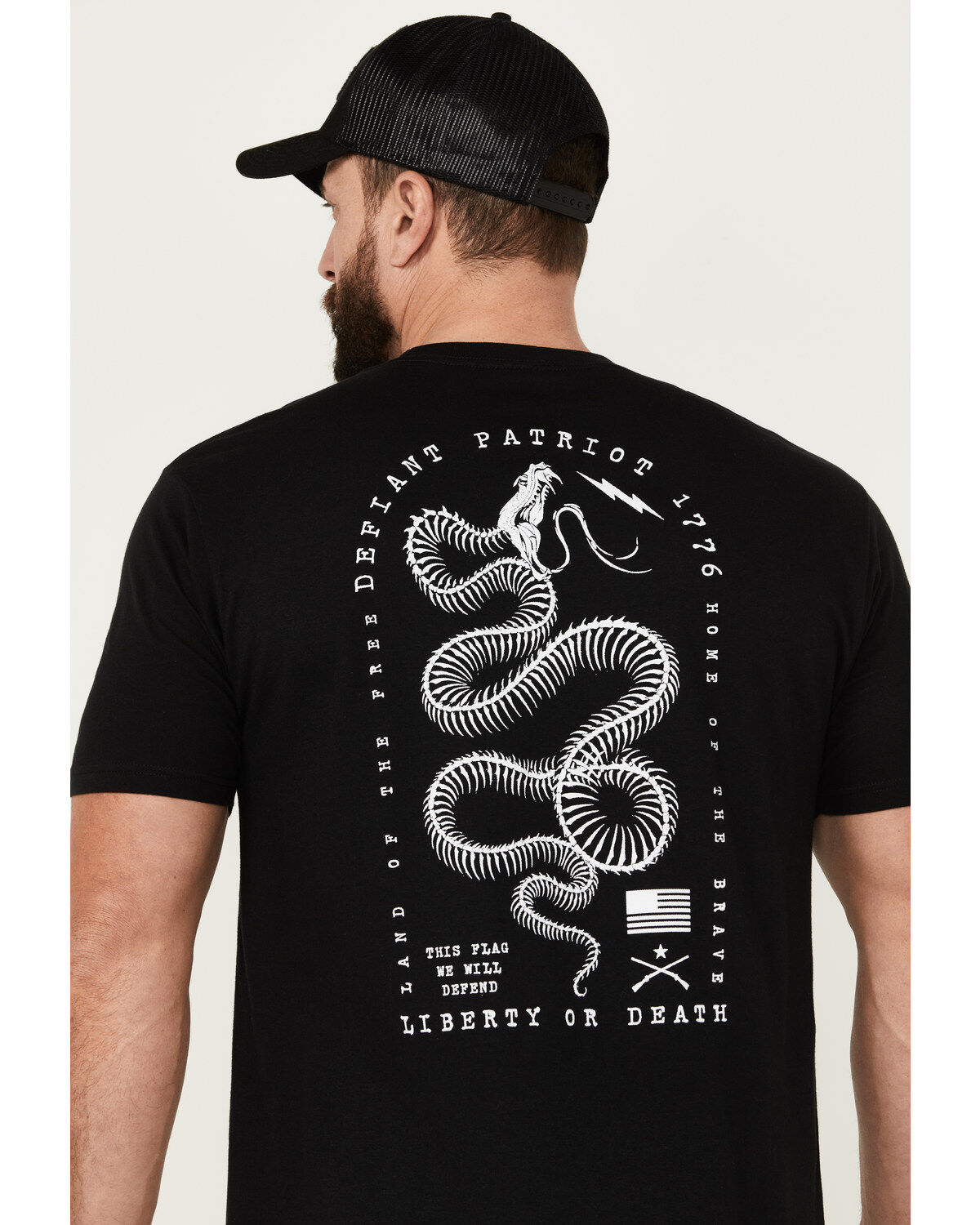 Howitzer Men's Defiant Snake Short Sleeve Graphic T-Shirt