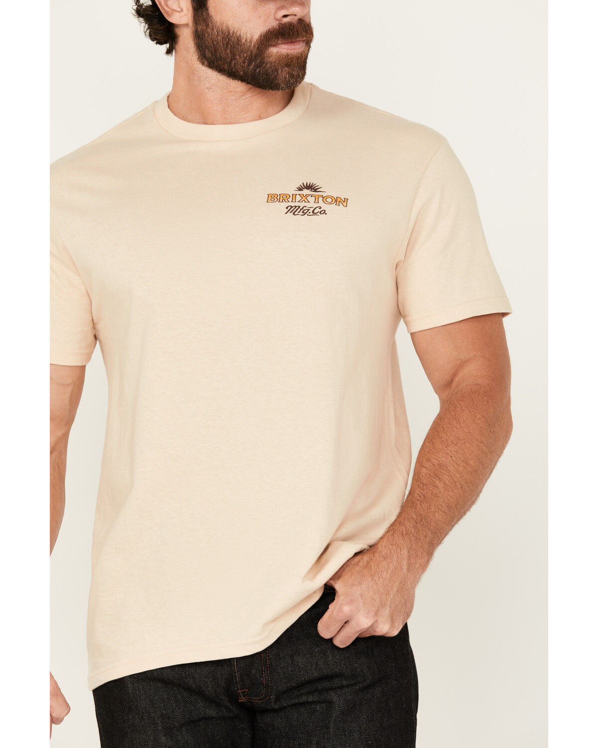 Brixton Men's Wrangling Cowboy Short Sleeve Graphic T-Shirt