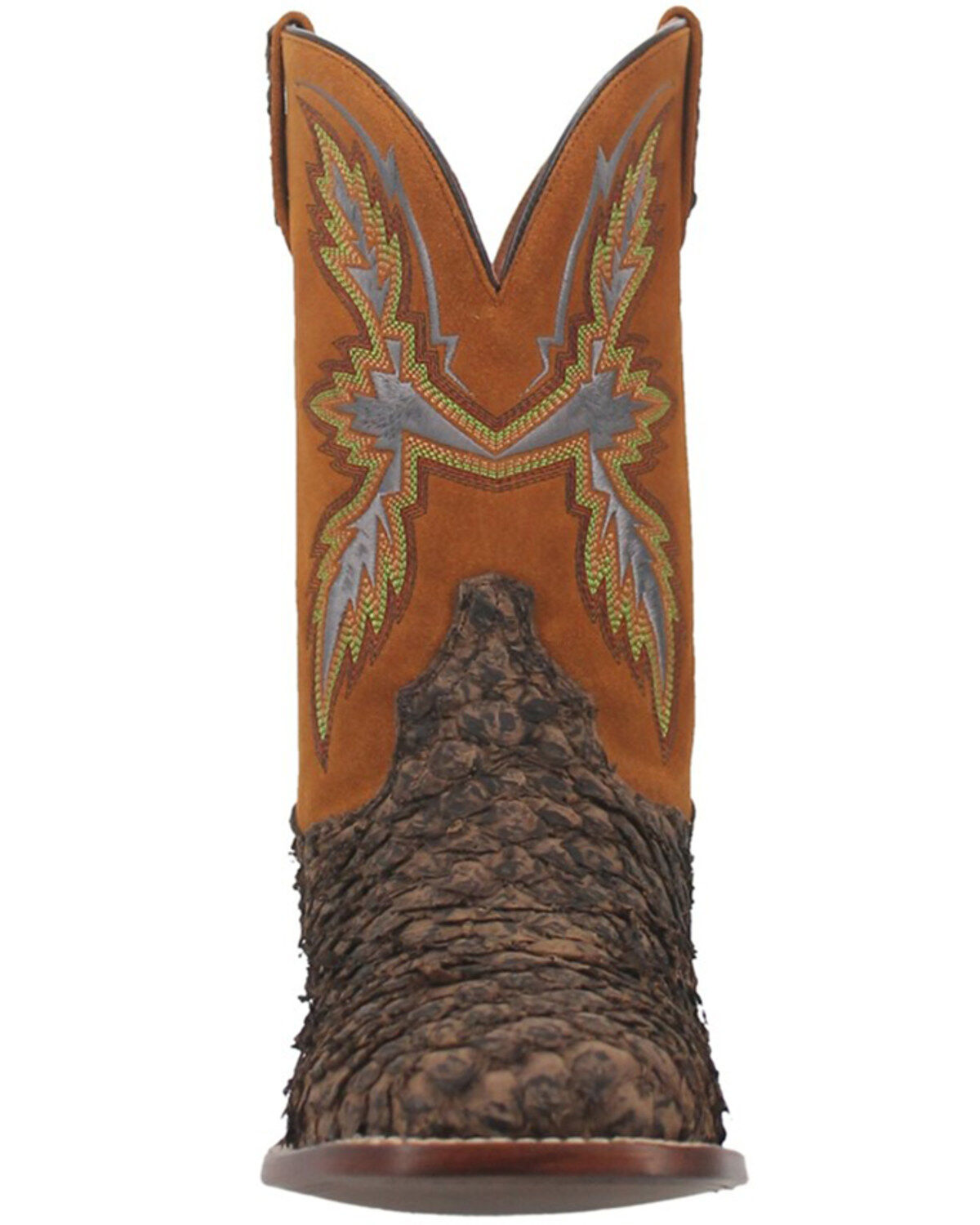 Dan Post Men's Dorsal Sea Bass Exotic Western Boots - Broad Square Toe