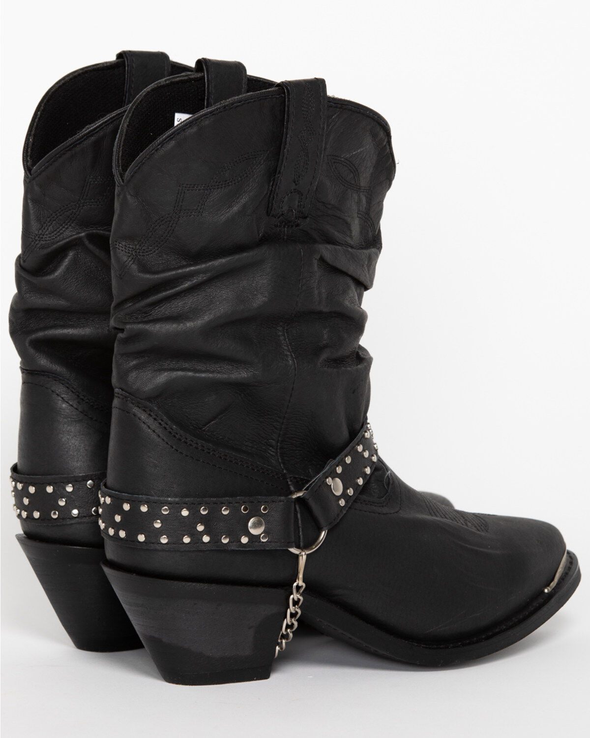 Shyanne Women's Tammye Slouch Harness Fashion Boots - Round Toe
