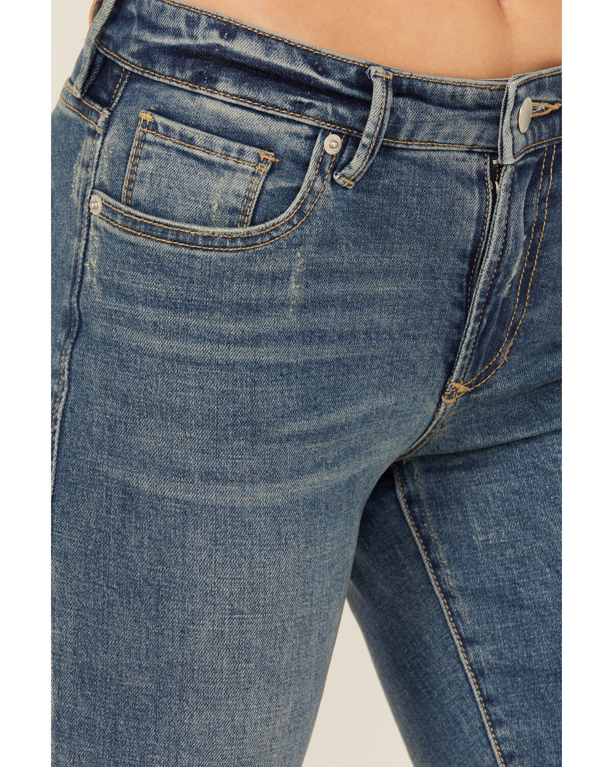 Dear John Women's Dark Wash Rosa High Rise Flare Stretch Denim Jeans