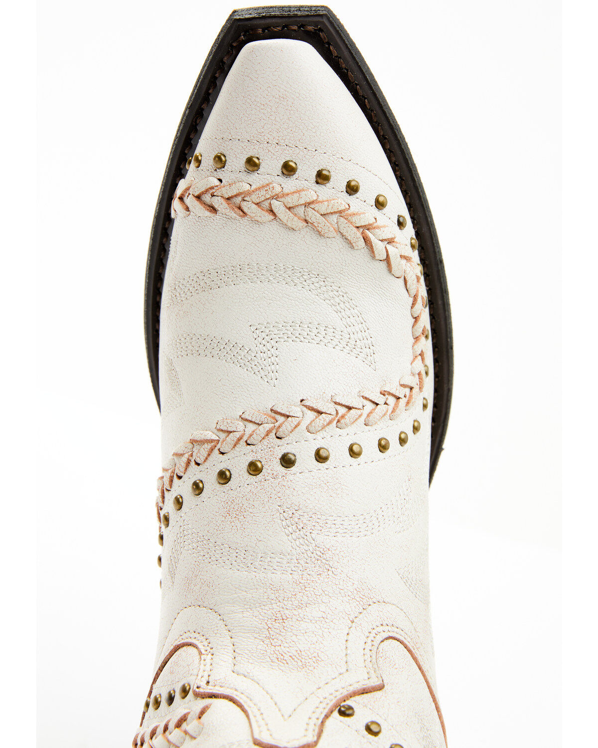 Laredo Women's Bone Embellished Booties - Snip Toe