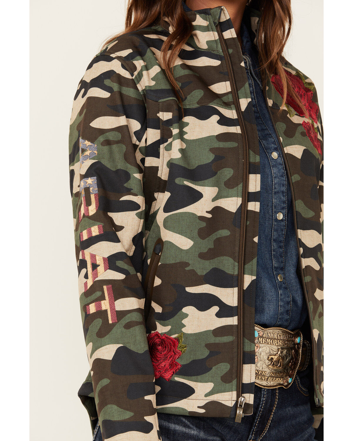 Ariat X Rodeo Quincy Women's Multi Team Camo Softshell