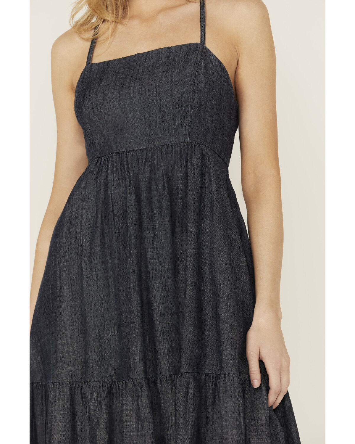 Ariat Women's Calico Chambray Tie Back Mini Dress