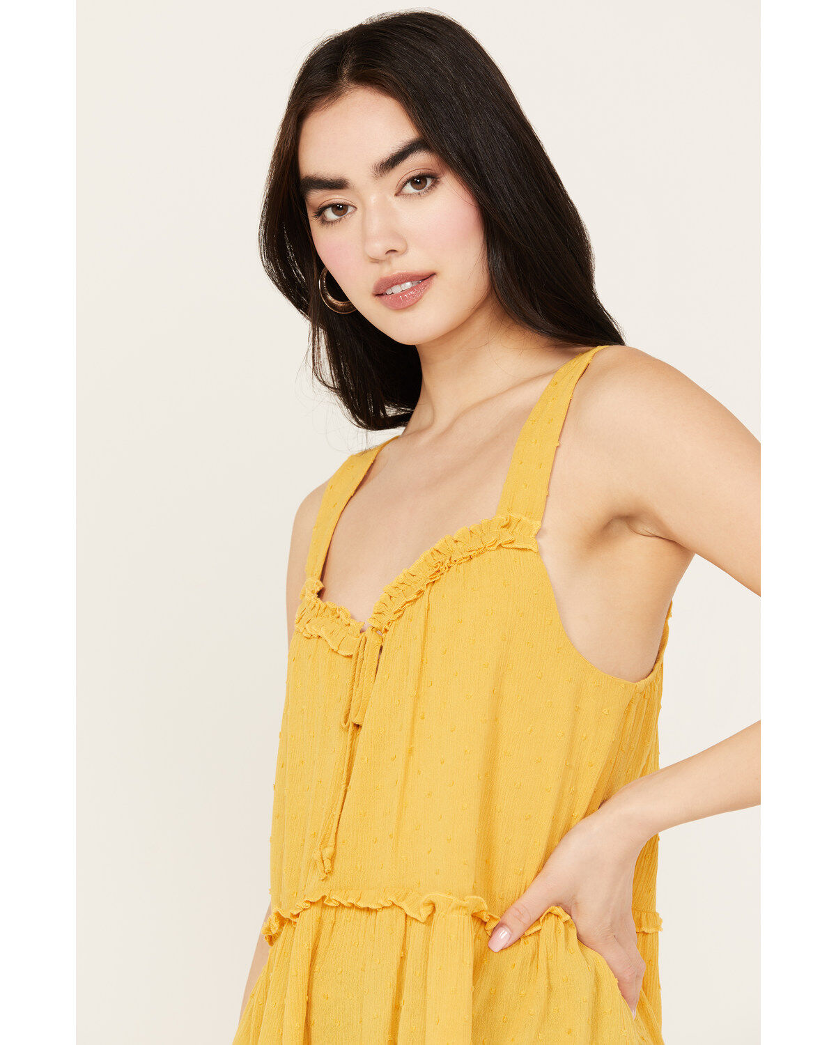 Trixxi Women's Swiss Dot Tank