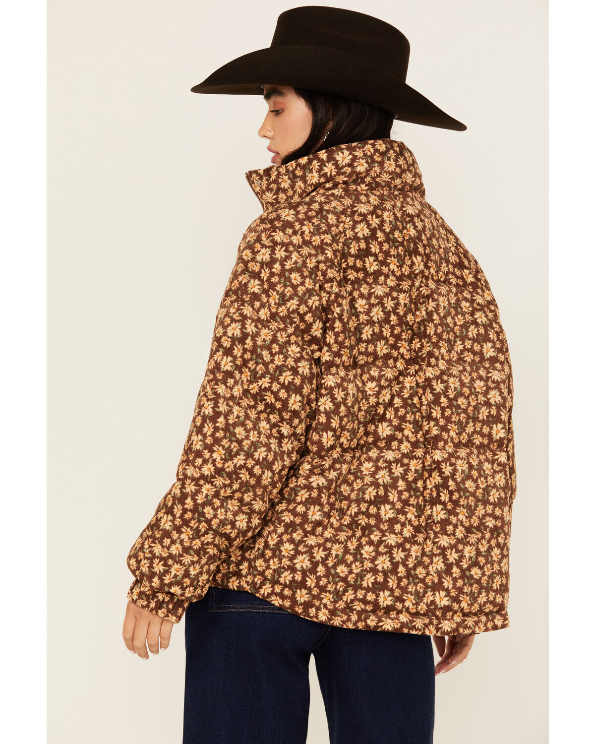 Sadie & Sage Women's Floral Puffer Jacket