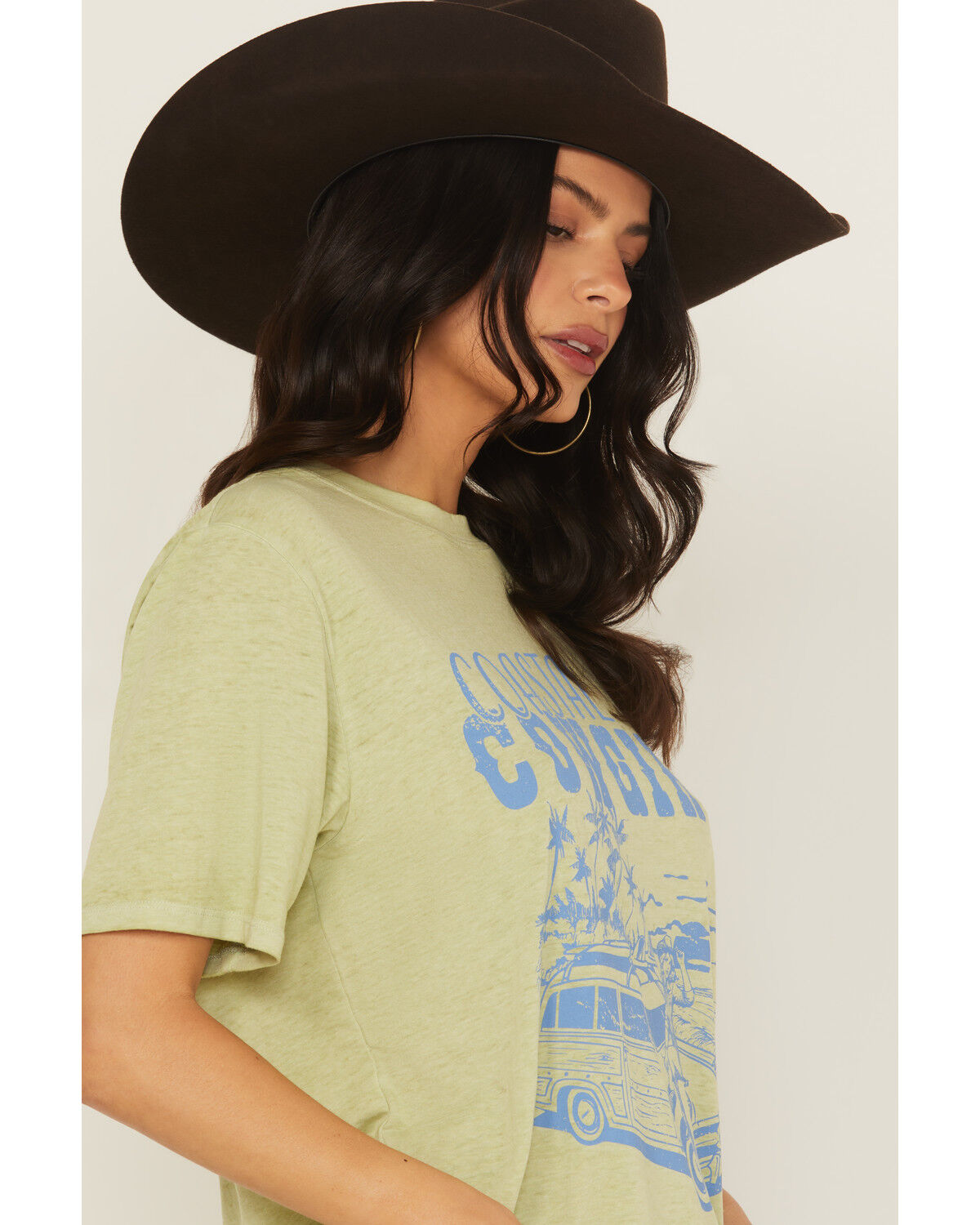 Blended Women's Coastal Cowgirl Short Sleeve Graphic Tee