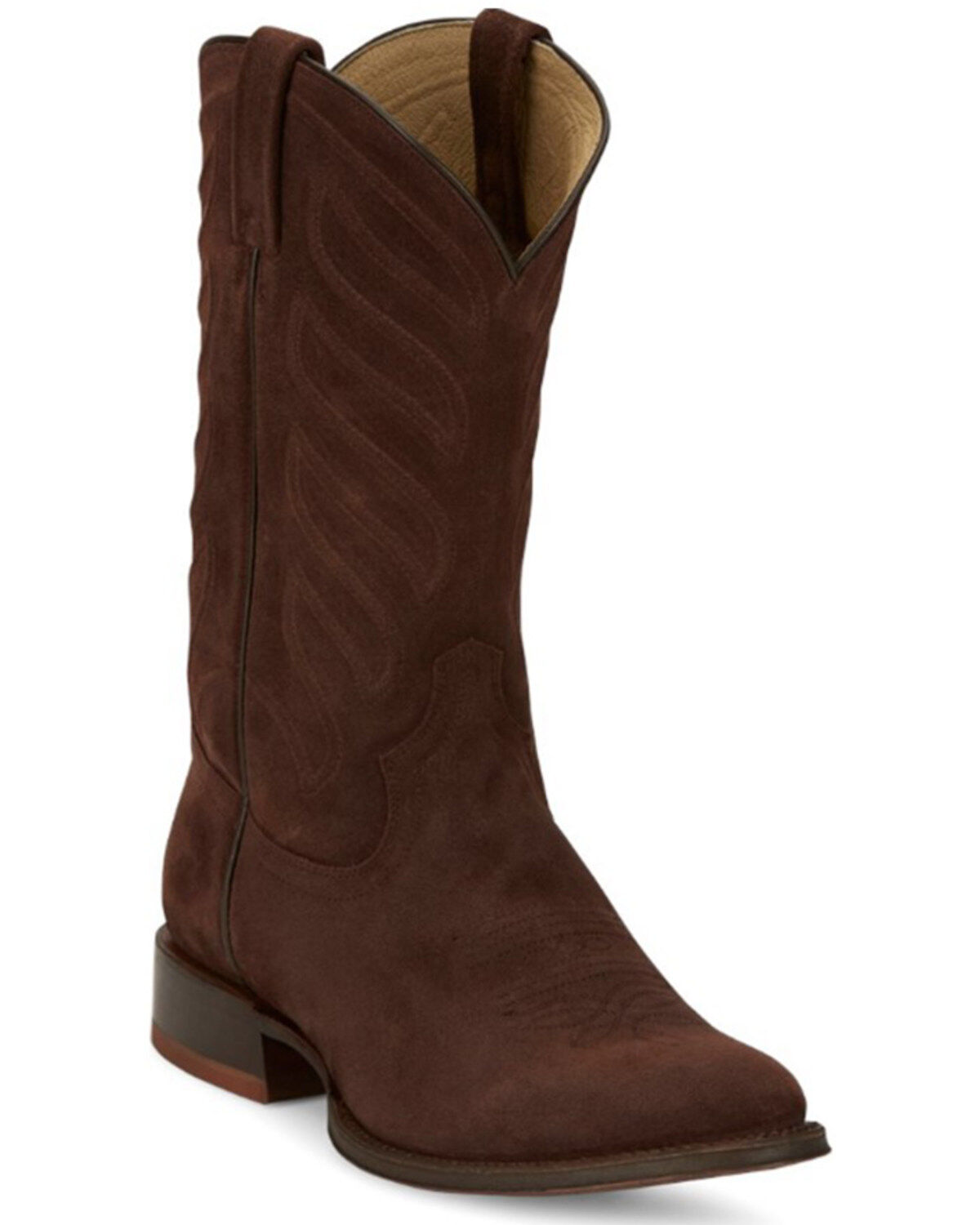 Tony Lama Men's Lenado Suede Western Boots - Round Toe