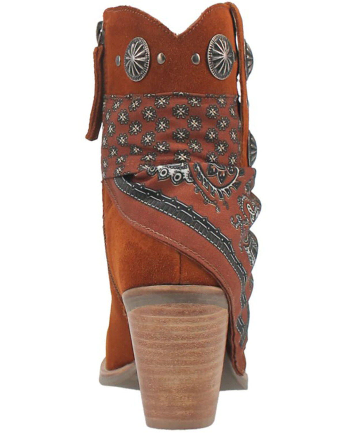 Dingo Women's Suede Bandida Western Booties - Round Toe