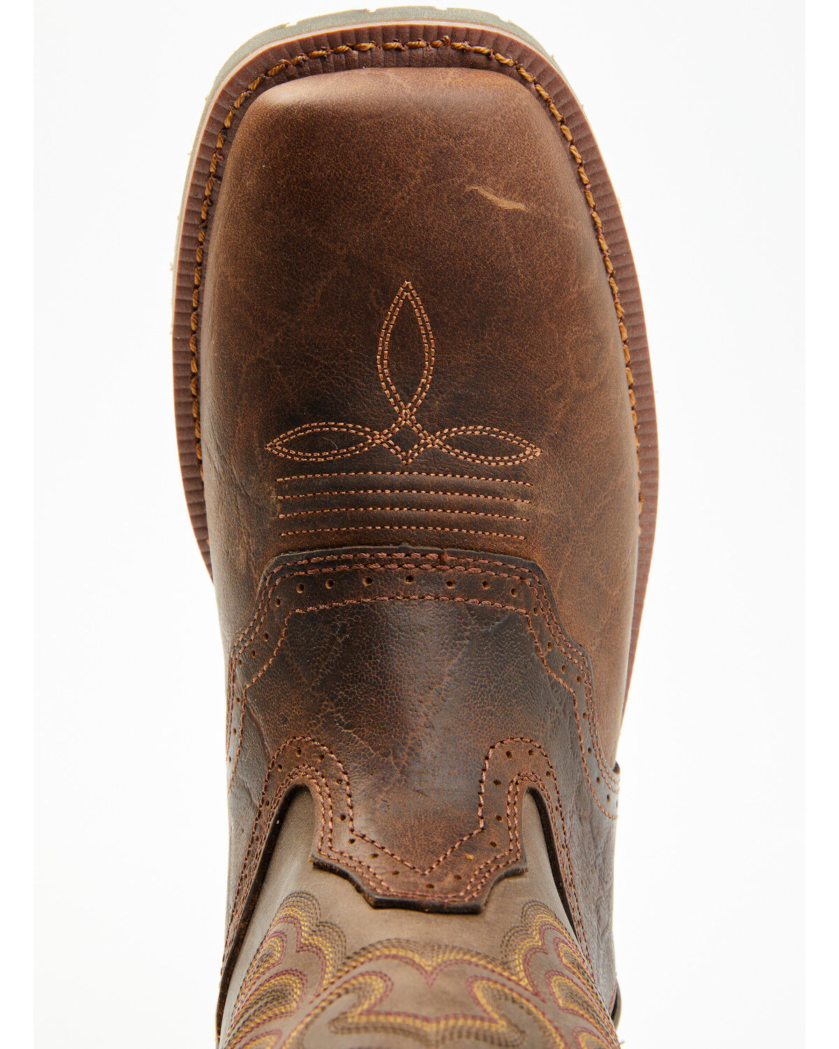 Double H Men's 11" Domestic I.C.E.® Saddle Vamp Performance Western Boots - Broad Square Toe