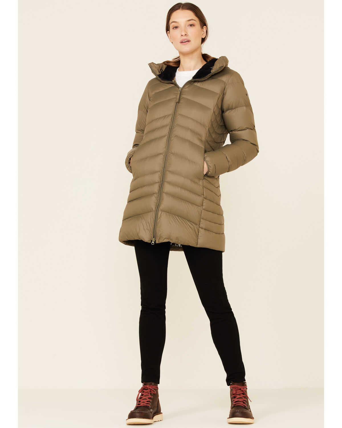 Columbia Women's Autumn Park Hooded Zip-Front Down Puffer Jacket