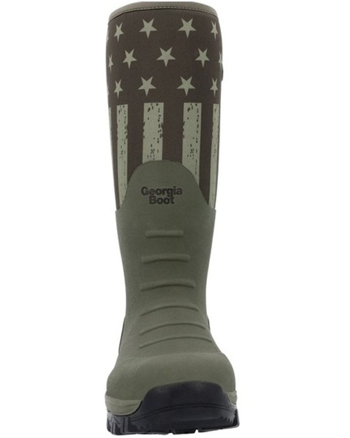 Georgia Boot Men's GBR Patriotic Rubber Pull On Work Boots - Soft Toe