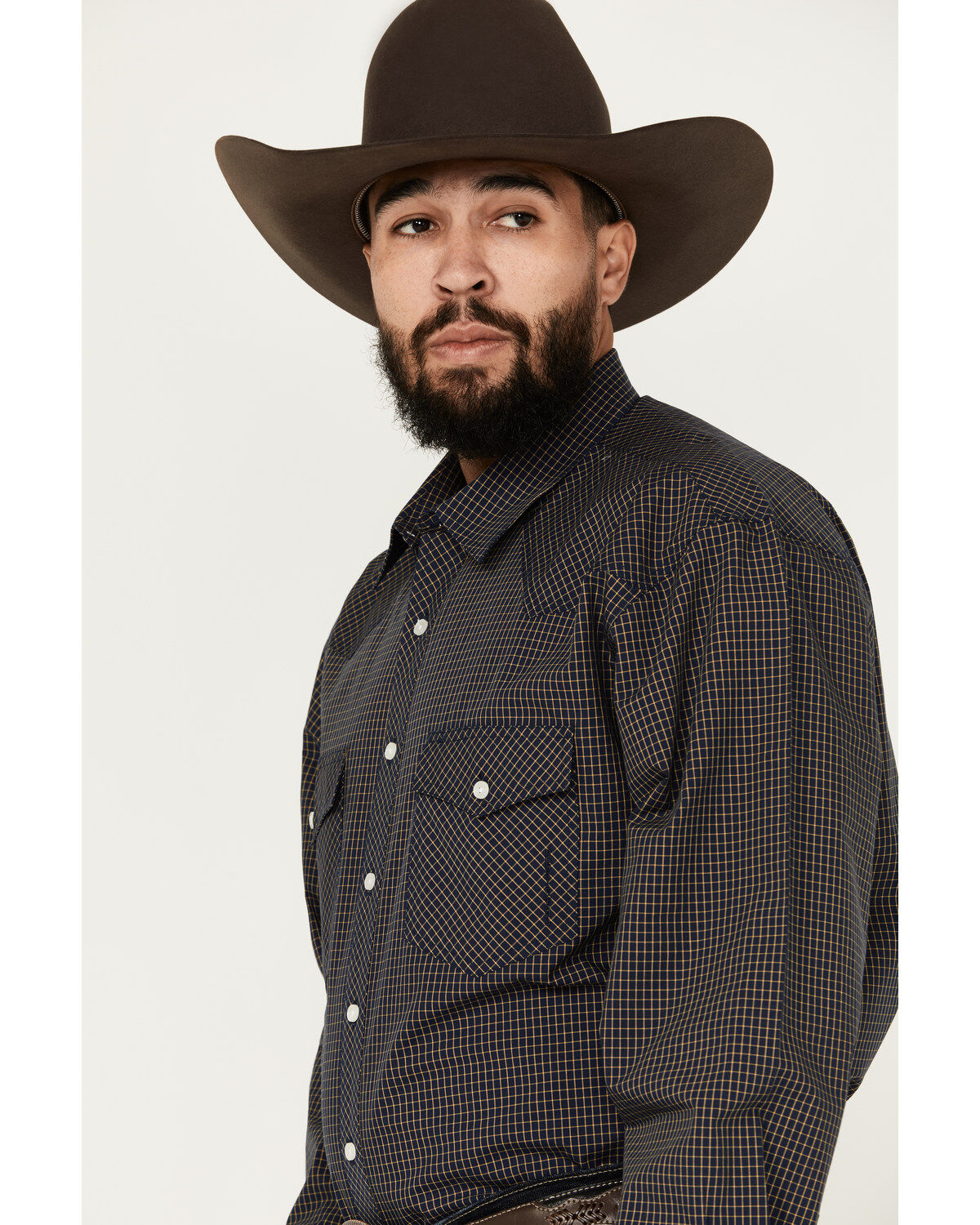 Resistol Men's Colby Long Sleeve Button-Down Western Shirt