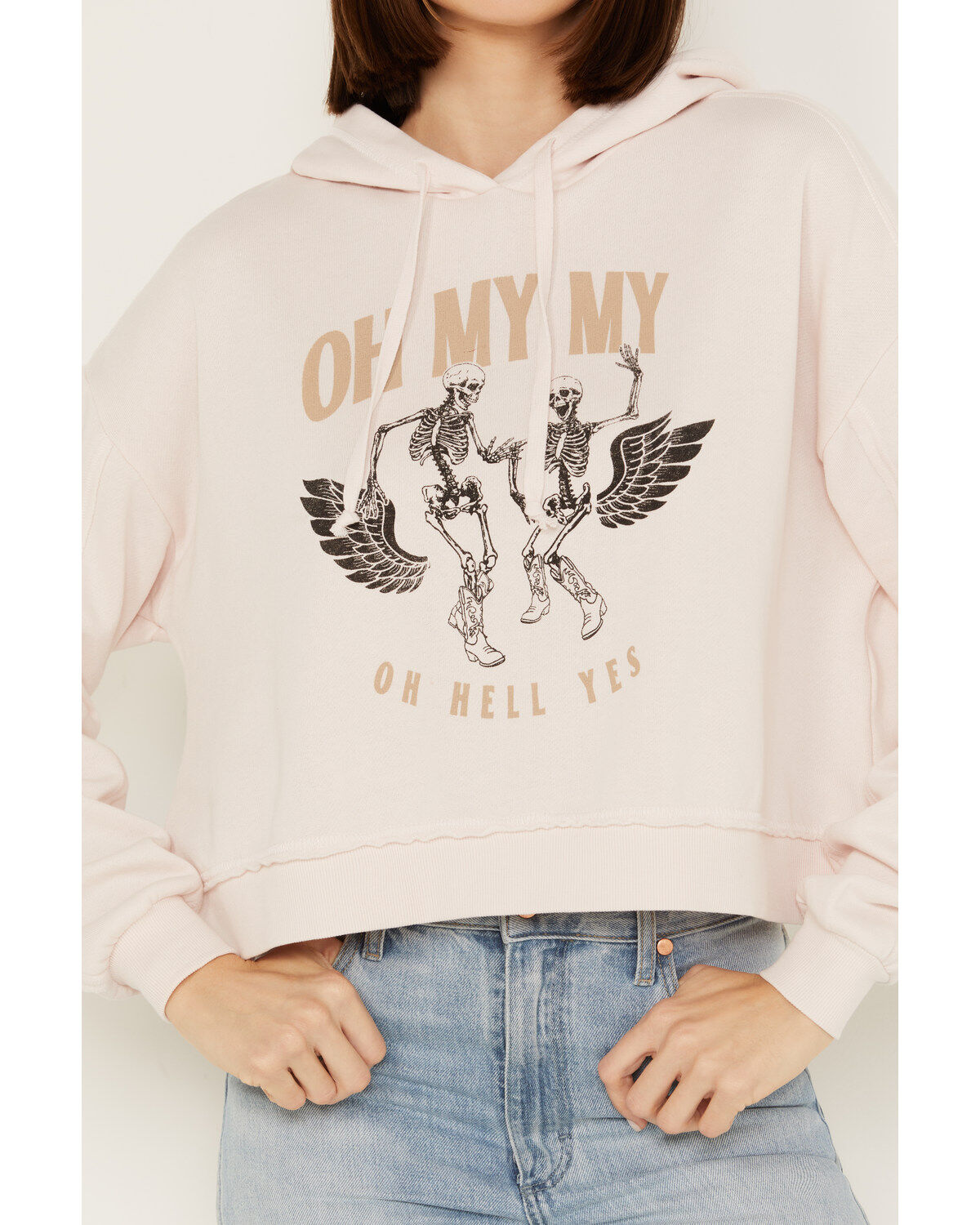 Cleo + Wolf Women's Oh My My Cropped Hoodie