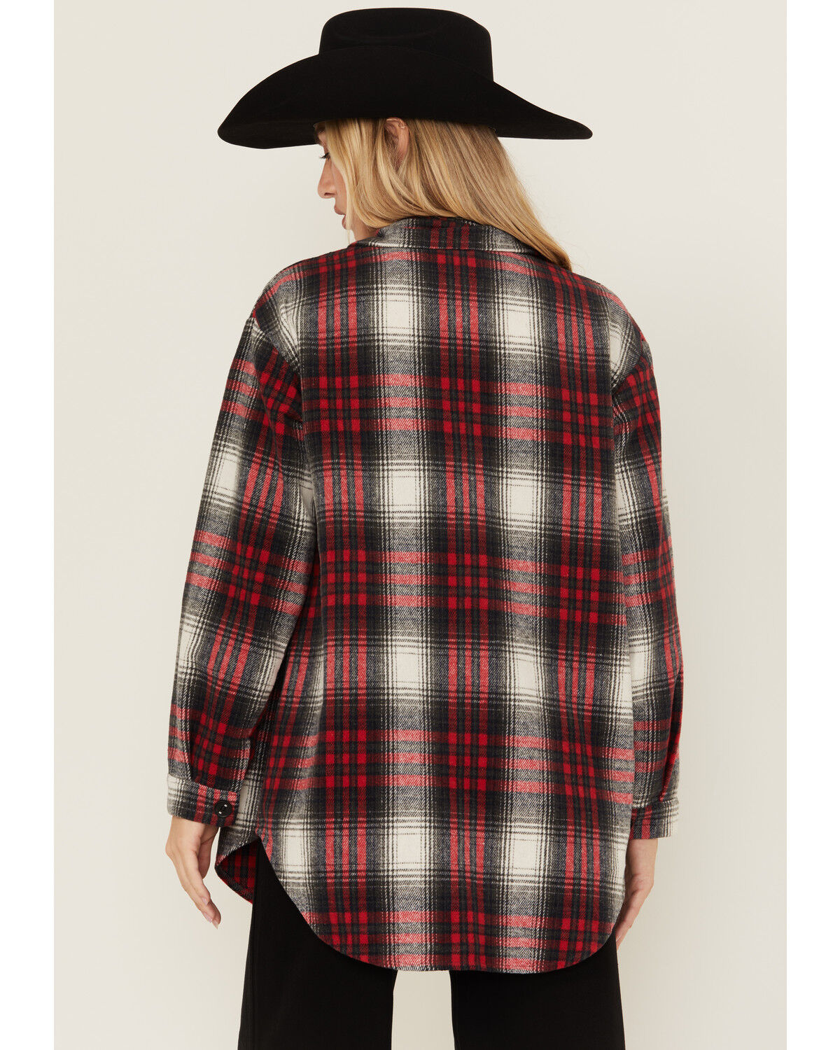 STS Ranchwear by Carroll Women's Bailey Plaid Print Button-Down Shacket