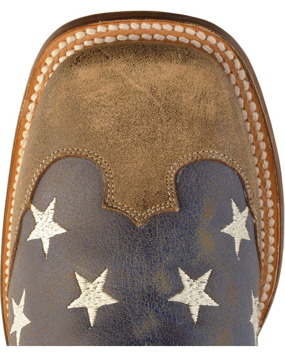 Roper American Flag Western Boots - Square Toe
