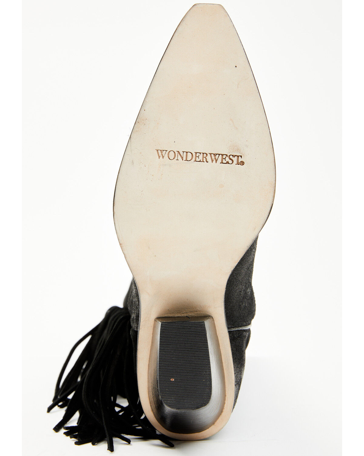 Wonderwest Women's Gloria Embellished Fringe Tall Western Boots - Snip Toe